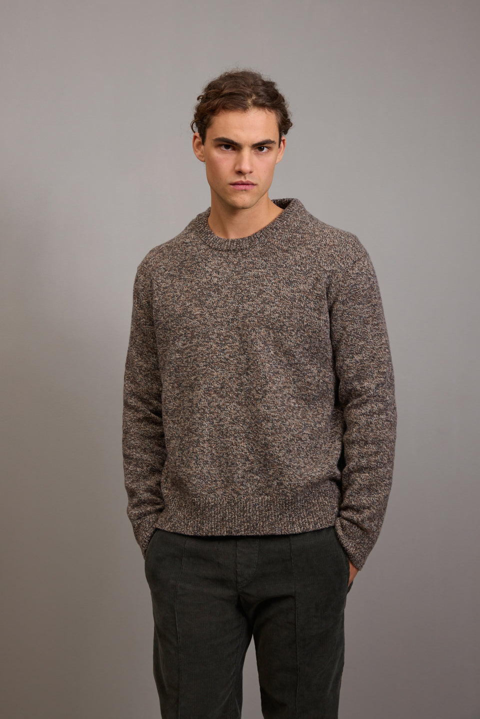 Matz Pullover - Brown Melange